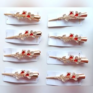 Large Shiney Flower Hair Clip Hairpins 13cm